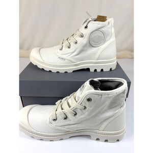 Palladium Pampa Hi Star White Canvas Boots Size 8 Women’s Gorpcore Urban Tech